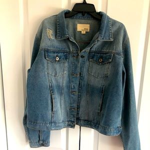 NWOT Mia & Madison denim jacket pockets fits 1X-3X